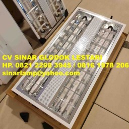 Kap Lampu RM T5 2x14W Miror Lover